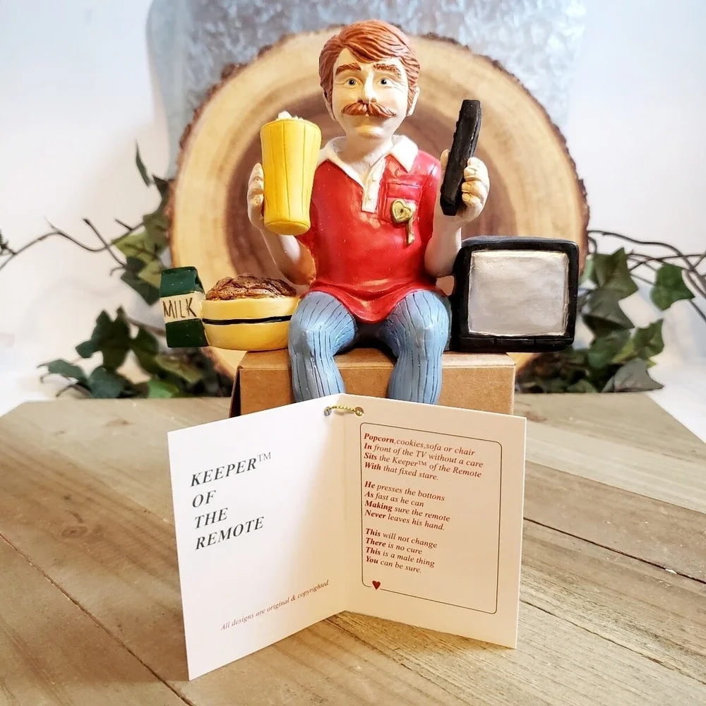 The Keeper Of The Remote Mantle Desk or Shelf Figurine Shenandoah NIB